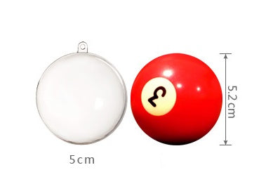 Transparent plastic ball hollow ball Christmas ball decoration hanging ball