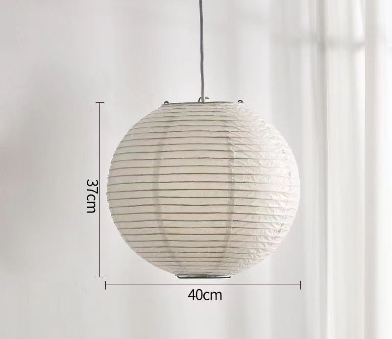 Creative Simplicity Living Room Orb Rice Paper Chandelier
