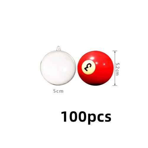 Transparent plastic ball hollow ball Christmas ball decoration hanging ball