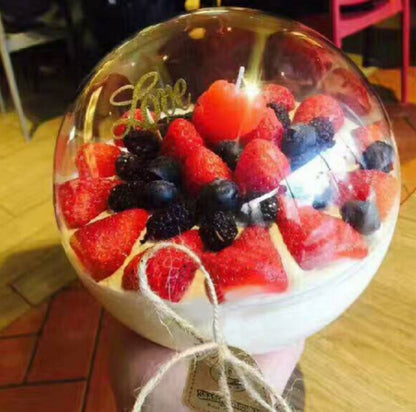 Transparent plastic ball hollow ball Christmas ball decoration hanging ball