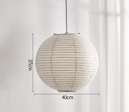 Creative Simplicity Living Room Orb Rice Paper Chandelier