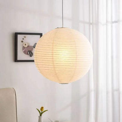 Creative Simplicity Living Room Orb Rice Paper Chandelier