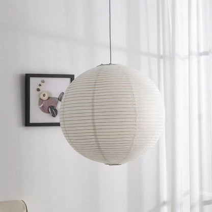 Creative Simplicity Living Room Orb Rice Paper Chandelier